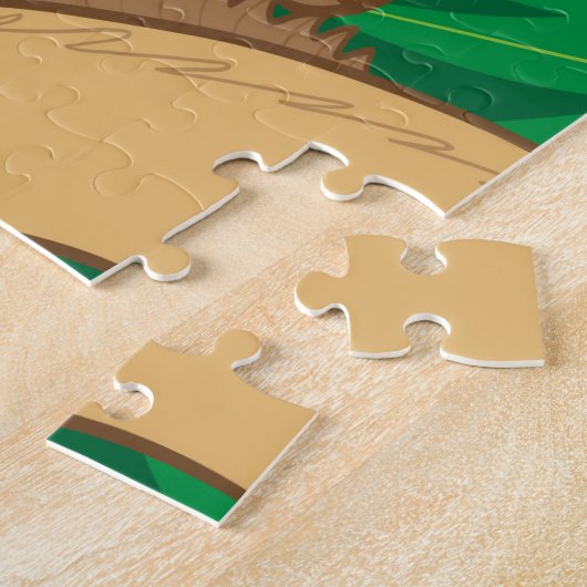 ベビーイエス・キリストの出生の甘い場面 ジグソーパズル (側面)