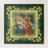 ベビーイエス・マリア・ヨセフ~聖なる家族~ ジグソーパズル (縦)