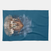 ベビーイエズインザマンガー出生キッチンタオル キッチンタオル (横)