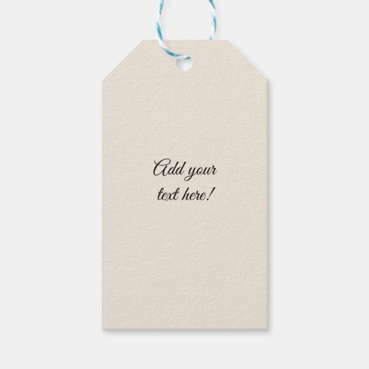 ベビーイエズクリスマスフローラ宗教リース ギフトタグ (裏面)