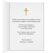 ベビーイエズスフローラカトリック弔慰謝礼 (内側 (右))