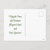 ベビーイエズホリデーポストカード シーズンポストカード (裏面)