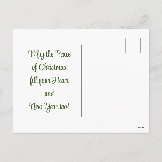 ベビーイエズホリデーポストカード シーズンポストカード (裏面)