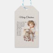 ベビーイエズメリークリスマス ギフトタグ (裏面)