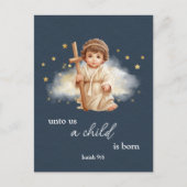 ベビーイエズメリークリスマス シーズンポストカード (正面)