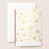 ベビーイエズラグジュアリー実在フォイルクリスマスカード 箔カード (裏面封筒付き)