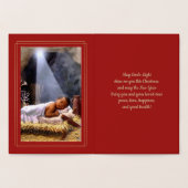 ベビーイエズラグジュアリー実在フォイルクリスマスカード 箔カード (内部)