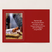 ベビーイエズラグジュアリー実在フォイルクリスマスカード 箔カード (内部)