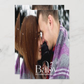 ベビーイズコールドアウトアウトサイドフラットホリデーカード シーズンカード (正面/裏面)