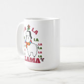 ベビーイズコールドアウトアウトマグ – ラマホリデイ コーヒーマグカップ (正面左)