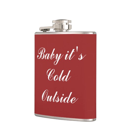 ベビーイズコールドアウトサイドホリデーフラスコ フラスク (左)