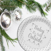 ベビーイズコールドアウトサイド紙プレート ペーパープレート