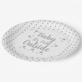 ベビーイズコールドアウトサイド紙プレート ペーパープレート (アングル)