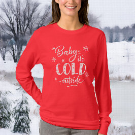 ベビーイズコールド外ホリデイレッド Tシャツ