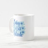 ベビーイズコールド外ホリデー コーヒーマグカップ (正面左)