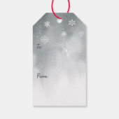 ベビーイッツコールドアウトウサイドペンギンホリデイ ギフトタグ (裏面)