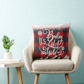 ベビーイッツコールドアウトサイド装飾用クッション クッション (椅子)