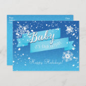 ベビーイッツコールドアウトホリディウィンターポストカード シーズンポストカード (正面/裏面)