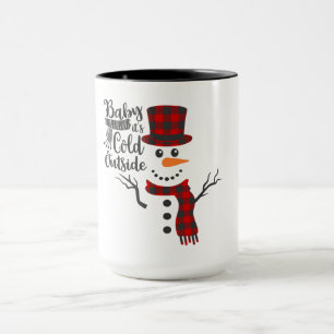 ベビーイツコールドアウトサイド雪だるまマグ マグカップ