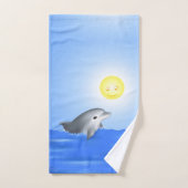 ベビーイルカ バスタオルセット (ハンドタオル)