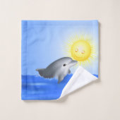 ベビーイルカ バスタオルセット (ウォッシュタオル)