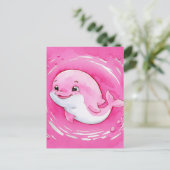 ベビーイルカ ポストカード (スタンド正面)