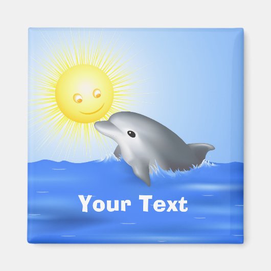 ベビーイルカ マグネット (正面)