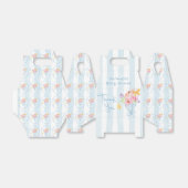 ベビーインお洒落開花ブルーブーケ フェイバーボックス (折り畳みなし)