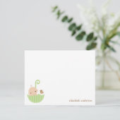 ベビーインアンブレラカスタムフラットサンキューカード サンキューカード (スタンド正面)