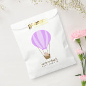 ベビーイン紫気球ベビーシャワー フェイバーバッグ (封をした状態)