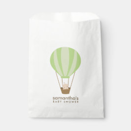 ベビーイン緑バルーンベビーシャワー フェイバーバッグ