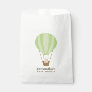 ベビーイン緑バルーンベビーシャワー フェイバーバッグ