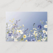 ベビーイン開花おむつラッフル春ベビーシャワー エンクロージャーカード (裏面)