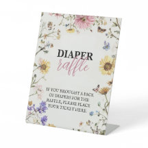 ベビーイン開花おむつラッフル8x10テーブルトップ