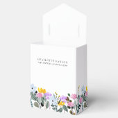 ベビーイン開花かわいらしワイルドフラワーローンホワイト フェイバーボックス (オープン)