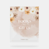 ベビーイン開花アクリルギフトサイン アクリルサイン (正面)