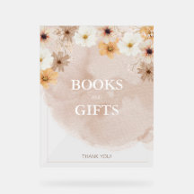 ベビーイン開花アクリルギフトサイン