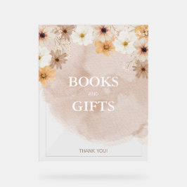 ベビーイン開花アクリルギフトサイン アクリルサイン