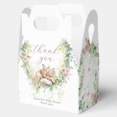 ベビーイン開花ウッドランドフローラベビーガールシャワー フェイバーボックス (オープン)