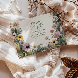 ベビーイン開花ガーデンおむつラッフル エンクロージャーカード