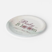 ベビーイン開花ガーベラデイジーベビーシャワー ペーパープレート (アングル)