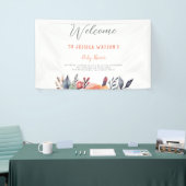 ベビーイン開花キュートピーチガーデン素朴 横断幕 (トレードショー)