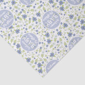 ベビーイン開花シャワーブルーヴィンテージ花少年 薄葉紙 (詳細)