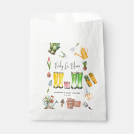 ベビーイン開花ピンクレインブーツガーデニング フェイバーバッグ