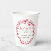 ベビーイン開花フローラさくらんぼブロッサム紙カップ 紙コップ (裏面)