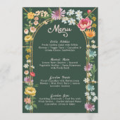 ベビーイン開花フローラガーデングリーンハウスベビーシャワー メニュー (正面)