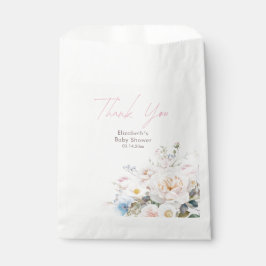 ベビーイン開花フローラピンクベビーシャワー フェイバーバッグ