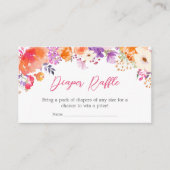 ベビーイン開花ブライトフローラおむつラッフル エンクロージャーカード (正面)