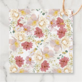 ベビーイン開花ベビーシャワーガール フェイバータグ (裏面)