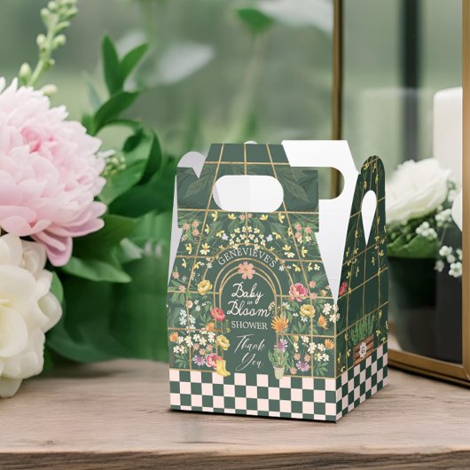 ベビーイン開花ベビーシャワーフローラガーデンハウス フェイバーボックス